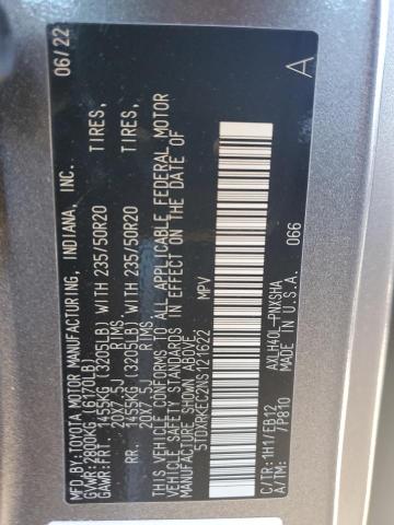 2022 TOYOTA SIENNA XSE - 5TDXRKEC2NS121622