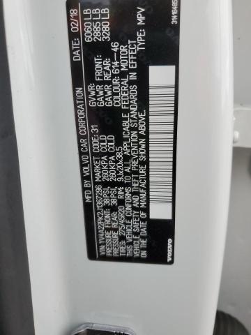 YV4A22PK2J1367296 Volvo XC90 T6