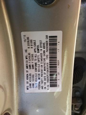 2016 HONDA ACCORD LX 1HGCR2F31GA063436