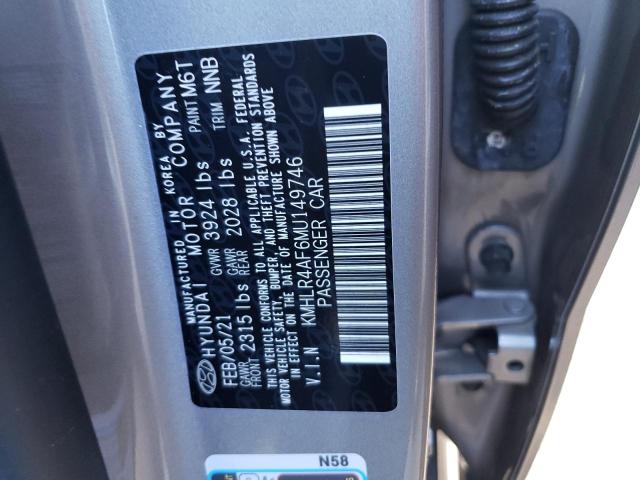 2021 HYUNDAI ELANTRA N - KMHLR4AF6MU149746