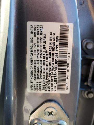 5J8TB3H30DL001064 Acura RDX