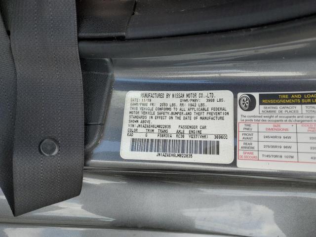 JN1AZ4EH6LM822835 Nissan 370Z BASE