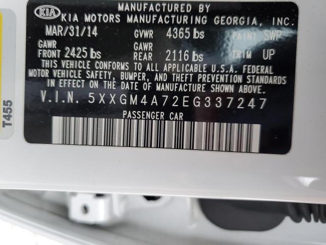 5XXGM4A72EG337247 KIA Optima Lx