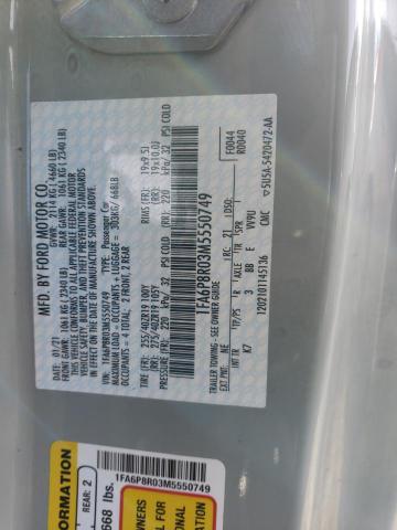 2021 FORD MUSTANG MA - 1FA6P8R03M5550749