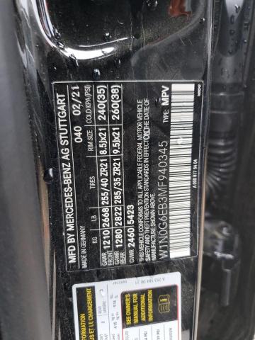 2021 MERCEDES-BENZ GLC 43 4MA - W1N0G6EB3MF940345