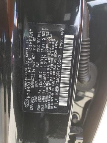KM8K23AG9PU166063 Hyundai Kona Se