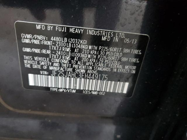 JF2SJAHC3EH449175 Subaru Forester 2.5i Limited