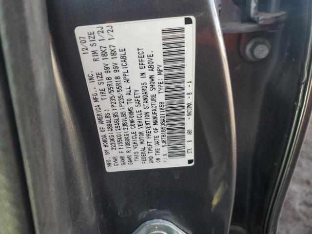 5J8TB18508A011858 Acura RDX