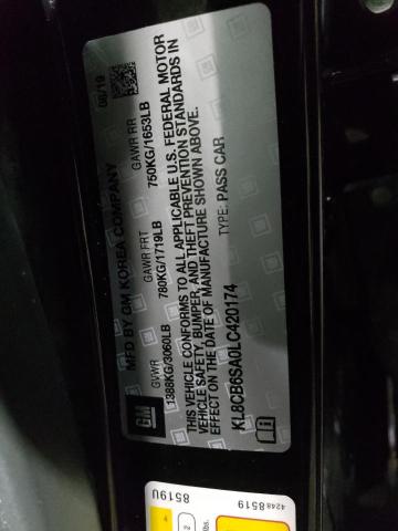 2020 CHEVROLET SPARK LS - KL8CB6SA0LC420174