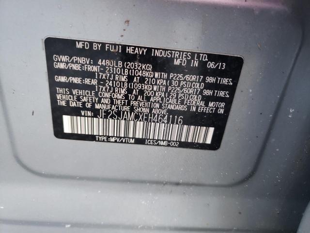 JF2SJAMCXEH464116 Subaru Forester