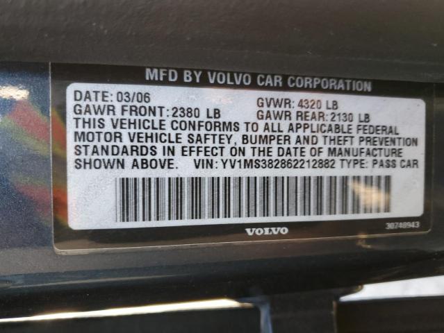 YV1MS382862212882 Volvo S40