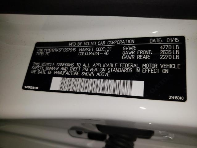 YV1612TK5F1357915 Volvo S60 Premier