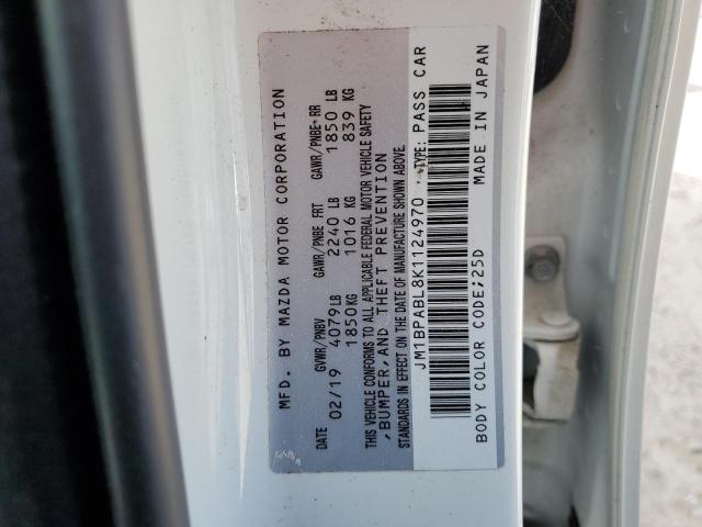 2019 MAZDA 3 - JM1BPABL8K1124970