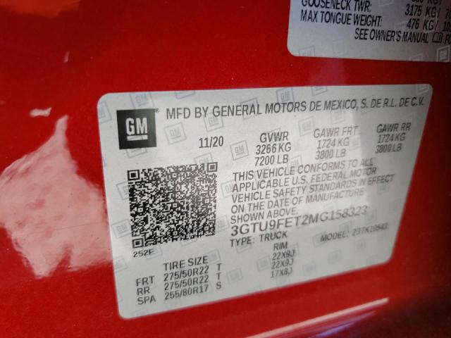 3GTU9FET2MG158323 GMC Sierra K1500 Denali