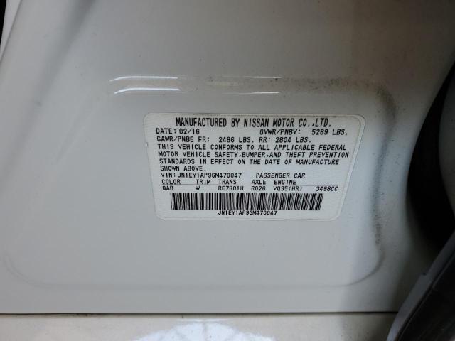 2016 INFINITI Q70 HYBRID JN1EY1AP9GM470047