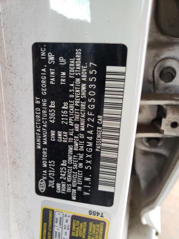 5XXGM4A72FG503557 KIA Optima Lx