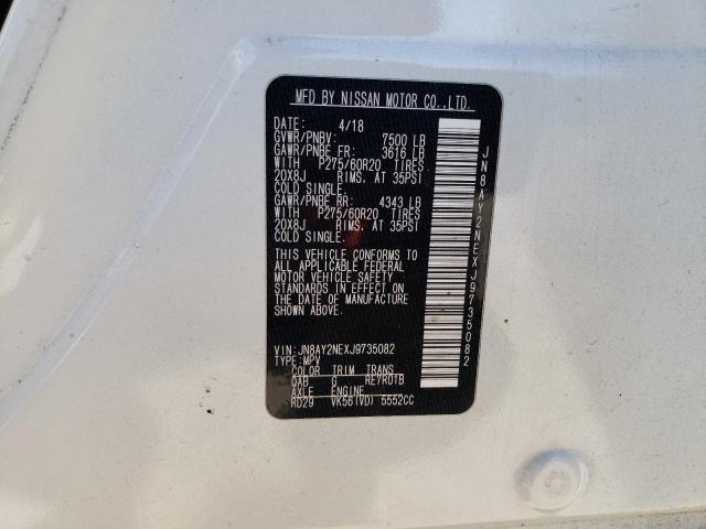2018 NISSAN ARMADA PLA - JN8AY2NEXJ9735082
