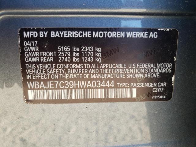 WBAJE7C39HWA03444 BMW 5 Series