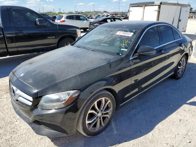Salvage cars for sale from Copart West Palm Beach, FL: 2016 Mercedes-Benz C300