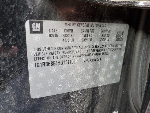 2017 CHEVROLET VOLT PREMI - 1G1RB6S54HU101195