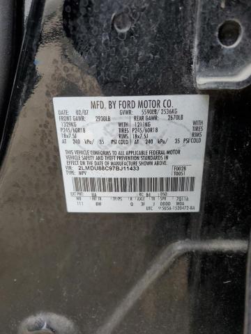 2LMDU88C97BJ11433 Lincoln MKX