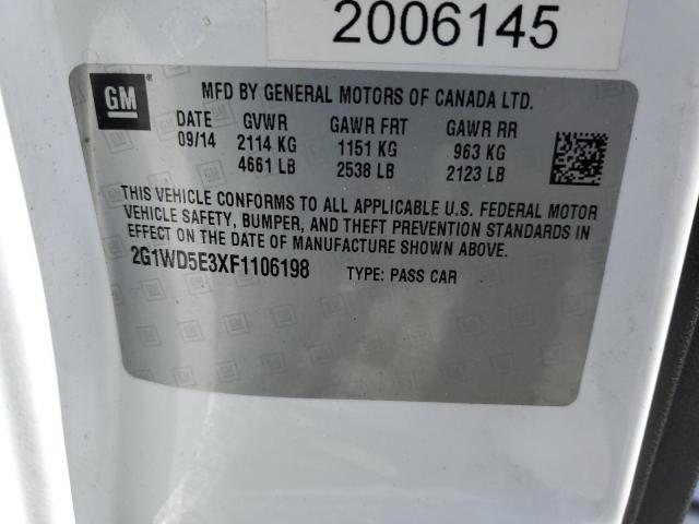 2015 CHEVROLET IMPALA LIM 2G1WD5E3XF1106198