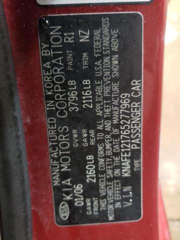 KNAFE121765277969 KIA SPECTRA LX