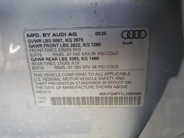 2020 AUDI Q5 E PREST - WA1F2AFY1L2085568