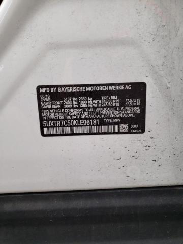 2019 BMW X3 SDRIVE3 - 5UXTR7C50KLE96181