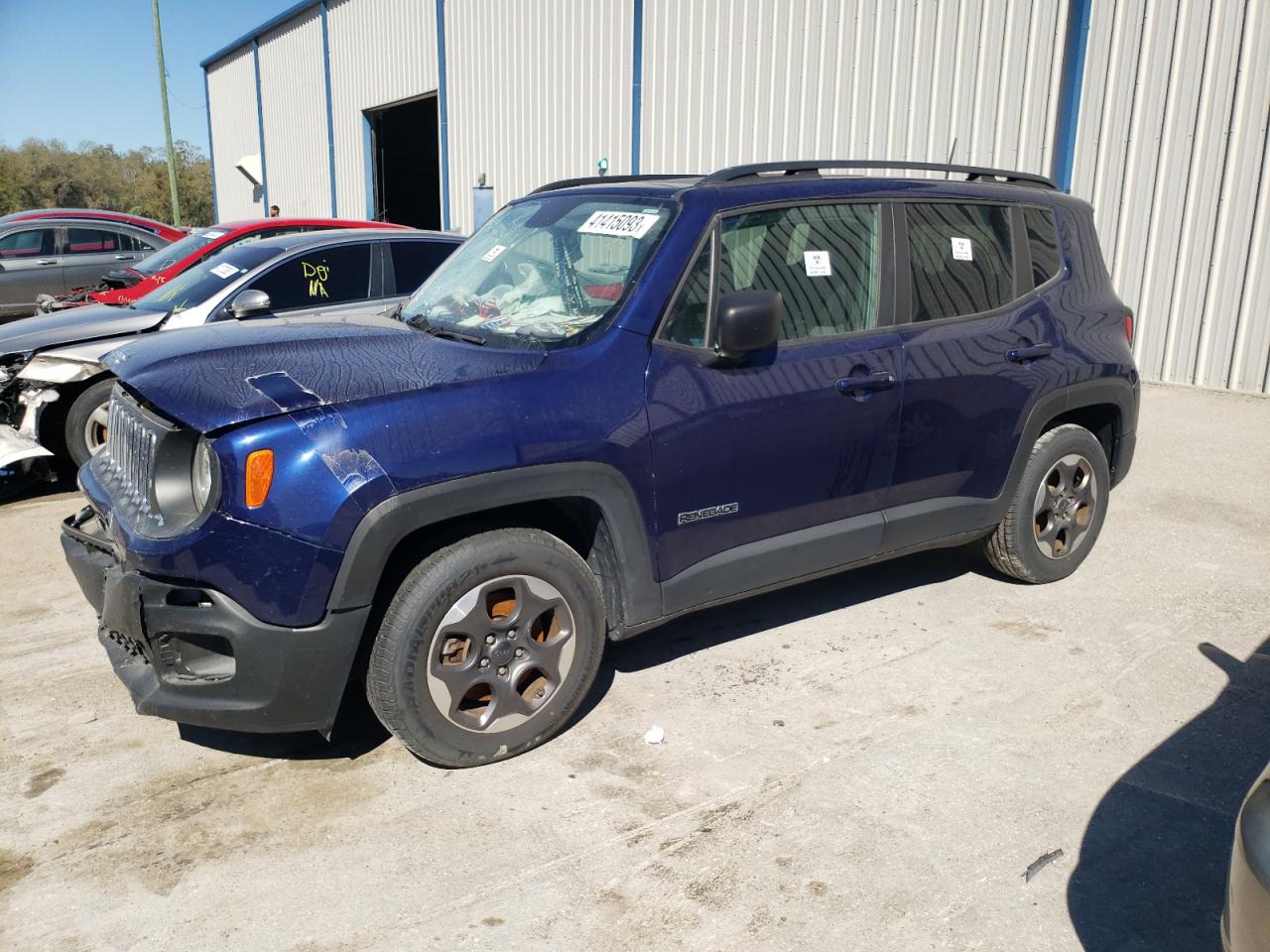 Jeep Renegade синий