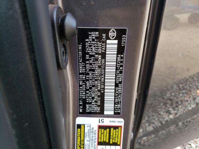 2018 TOYOTA CAMRY L - 4T1B11HK8JU015286