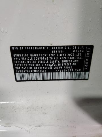 2015 VOLKSWAGEN GOLF - 3VW217AUXFM010523