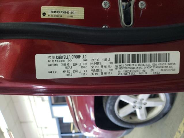 1C4NJCEA5ED821617 Jeep Compass Latitude
