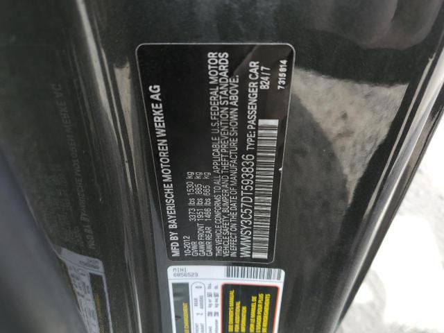 WMWSY3C57DT593836 Mini Cooper Roadster S