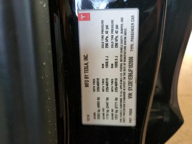 5YJ3E1EB6JF182806 Tesla MODEL 3