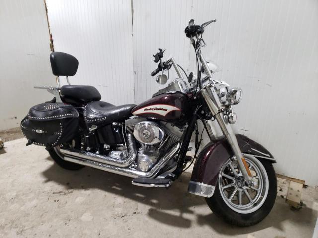 Salvage cars for sale from Copart Des Moines, IA: 2006 Harley-Davidson Flsti