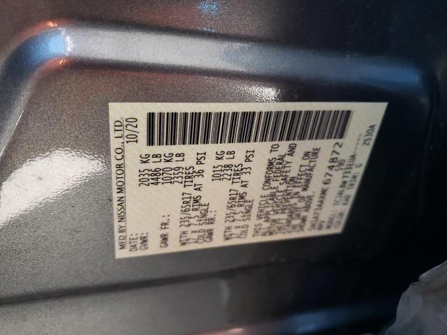 5N1AT3AAXMC674872 Nissan ROGUE S