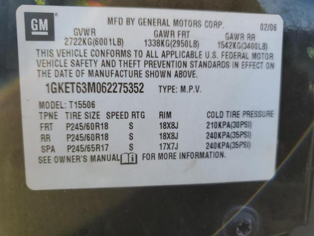 1GKET63M062275352 GMC Envoy