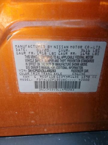 3N1CP5DV3LL495283 Nissan KICKS SR