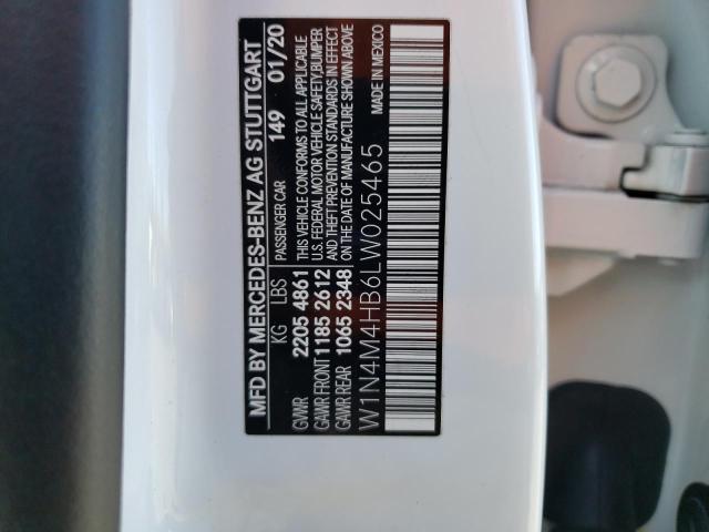 2020 MERCEDES-BENZ GLB 250 4M - W1N4M4HB6LW025465