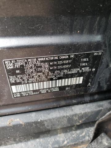 2020 TOYOTA RAV4 LE 2T3F1RFV2LC111150