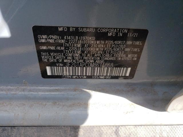 JF2GTAPC0M8674668 Subaru Crosstrek Premium