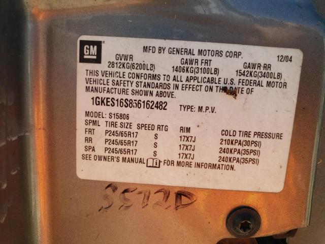 1GKES16S856162482 GMC ENVOY XL