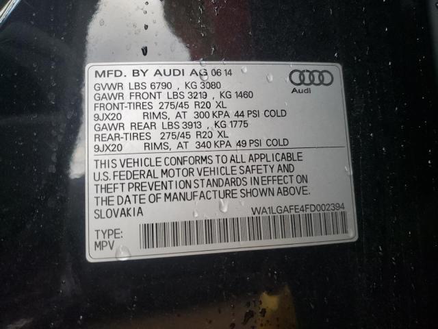 2015 AUDI Q7 PREMIUM - WA1LGAFE4FD002394