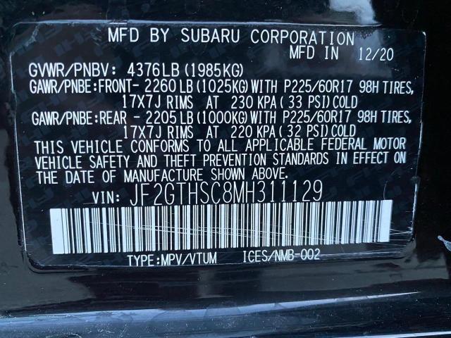 JF2GTHSC8MH311129 Subaru Crosstrek Sport