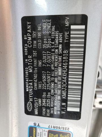 2017 HYUNDAI TUCSON LIM - KM8J3CA4XHU461818