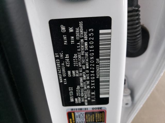 2022 KIA K5 EX - 5XXG34J20NG160253