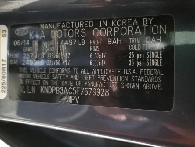 KNDPB3AC5F7679928 KIA Sportage Lx