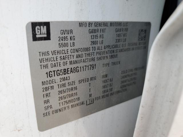 2016 GMC CANYON - 1GTG5BEA8G1171791