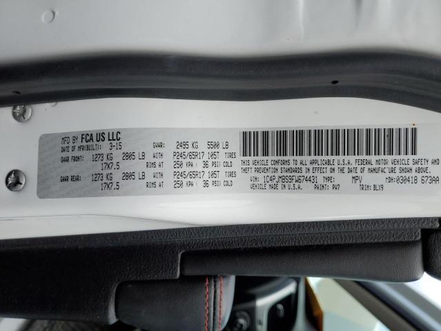 1C4PJMBS9FW674431 Jeep Cherokee Trailhawk